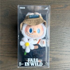 Pop Mart Authentic Labubu The Monsters Fall in Wild Plush Pendant